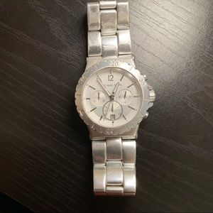 Michael Kors chunky silver Watch